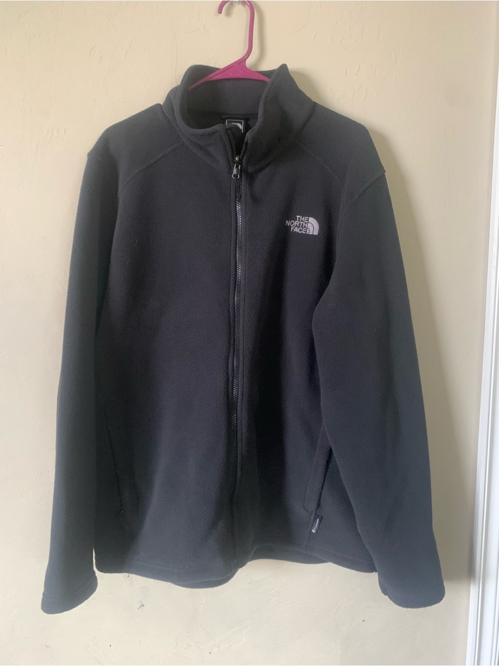 The North Face Black Lightweight Full-Zip Fleece Jacket
